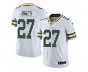 Men's Nike Green Bay Packers #27 Josh Jones Limited White Rush NFL Jersey
