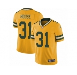 Men's Nike Green Bay Packers #31 Davon House Limited Gold Rush NFL Jersey