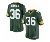 Men's Nike Green Bay Packers #36 LaDarius Gunter Limited Green Team Color NFL Jersey