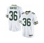 Men's Nike Green Bay Packers #36 LaDarius Gunter Limited White NFL Jersey
