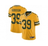 Men's Nike Green Bay Packers #39 Demetri Goodson Limited Gold Rush NFL Jersey