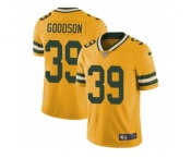 Men's Nike Green Bay Packers #39 Demetri Goodson Limited Gold Rush NFL Jersey