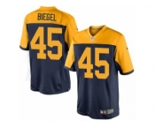 Men's Nike Green Bay Packers #45 Vince Biegel Limited Navy Blue Alternate NFL Jersey