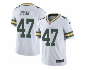 Men's Nike Green Bay Packers #47 Jake Ryan Limited White Rush NFL Jersey