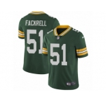 Men's Nike Green Bay Packers #51 Kyler Fackrell Vapor Untouchable Limited Green Team Color NFL Jersey