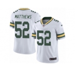Men's Nike Green Bay Packers #52 Clay Matthews Limited White Rush NFL Jersey