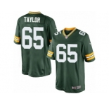 Men's Nike Green Bay Packers #65 Lane Taylor Limited Green Team Color NFL Jersey