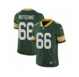 Men's Nike Green Bay Packers #66 Ray Nitschke Vapor Untouchable Limited Green Team Color NFL Jersey