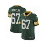 Men's Nike Green Bay Packers #67 Don Barclay Vapor Untouchable Limited Green Team Color NFL Jersey