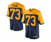 Men's Nike Green Bay Packers #73 Jahri Evans Limited Navy Blue Alternate NFL Jersey