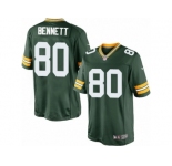 Men's Nike Green Bay Packers #80 Martellus Bennett Limited Green Team Color NFL Jersey