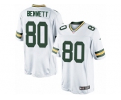 Men's Nike Green Bay Packers #80 Martellus Bennett Limited White NFL Jersey