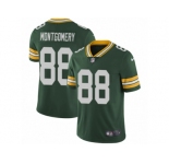 Men's Nike Green Bay Packers #88 Ty Montgomery Vapor Untouchable Limited Green Team Color NFL Jersey