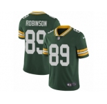 Men's Nike Green Bay Packers #89 Dave Robinson Vapor Untouchable Limited Green Team Color NFL Jersey