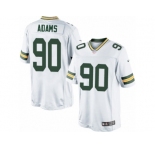 Men's Nike Green Bay Packers #90 Montravius Adams Limited White NFL Jersey