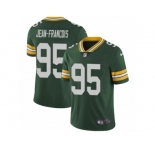 Men's Nike Green Bay Packers #95 Ricky Jean-Francois Vapor Untouchable Limited Green Team Color NFL Jersey