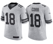 Nike Green Bay Packers #18 Randall Cobb 2016 Gridiron Gray II Men's NFL Limited Jersey