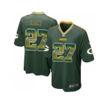 Nike Green Bay Packers #27 Eddie Lacy Green Team Color Men's Stitched NFL Limited Strobe Jersey