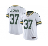 Nike Green Bay Packers #37 Josh Jackson White Men Stitched NFL Vapor Untouchable Limited Jersey