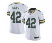 Nike Green Bay Packers #42 Oren Burks White Men Stitched NFL Vapor Untouchable Limited Jersey
