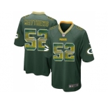 Nike Green Bay Packers #52 Clay Matthews Green Team Color Men's Stitched NFL Limited Strobe Jersey