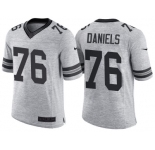 Nike Green Bay Packers #76 Mike Daniels 2016 Gridiron Gray II Men's NFL Limited Jersey