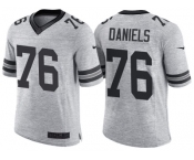 Nike Green Bay Packers #76 Mike Daniels 2016 Gridiron Gray II Men's NFL Limited Jersey