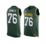Nike Green Bay Packers #76 Mike Daniels Green Team Color Men's Stitched NFL Limited Tank Top Jersey