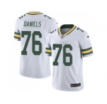 Nike Green Bay Packers #76 Mike Daniels White Men's Stitched NFL Limited Rush Jersey