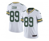 Nike Green Bay Packers #89 Jared Cook White Men's Stitched NFL Limited Rush Jersey