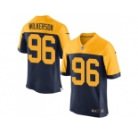 Nike Green Bay Packers #96 Muhammad Wilkerson Navy Blue Alternate Men Stitched NFL New Elite Jersey