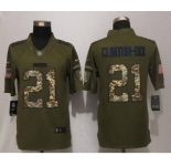 nike nfl jerseys green bay packers #21 clinton-dix army green[nike Limited Salute To Service]