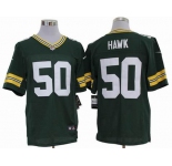 nike nfl jerseys green bay packers #50 hawk green[nike limited]