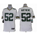 nike nfl jerseys green bay packers #52 matthews white[nike limited]