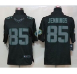 nike nfl jerseys green bay packers #85 jennings black[nike impact limited]