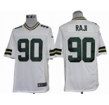 nike nfl jerseys green bay packers #90 raji white[nike limited]