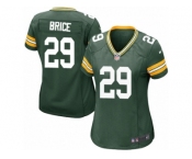 Women Nike Green Bay Packers #29 Kentrell Brice Game Green Team Color NFL Jersey