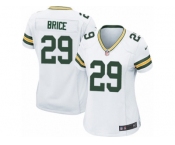 Women Nike Green Bay Packers #29 Kentrell Brice Game White NFL Jersey