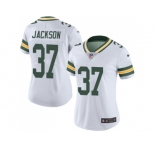 Women Nike Green Bay Packers #37 Josh Jackson White Stitched NFL Vapor Untouchable Limited Jersey