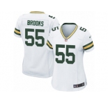 Women Nike Green Bay Packers #55 Ahmad Brooks Game White NFL Jersey