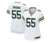 Women Nike Green Bay Packers #55 Ahmad Brooks Game White NFL Jersey