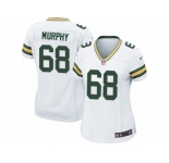 Women Nike Green Bay Packers #68 Kyle Murphy Game White NFL Jersey