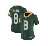 Women Nike Green Bay Packers #8 Justin Vogel Green Team Color Vapor Untouchable Limited Player NFL Jersey