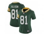 Women Nike Green Bay Packers #81 Geronimo Allison Green Team Color Vapor Untouchable Limited Player NFL Jersey