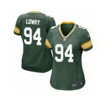 Women Nike Green Bay Packers #94 Dean Lowry Game Green Team Color NFL Jersey