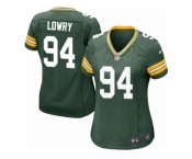 Women Nike Green Bay Packers #94 Dean Lowry Game Green Team Color NFL Jersey