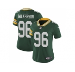 Women Nike Green Bay Packers #96 Muhammad Wilkerson Green Team Color Stitched NFL Vapor Untouchable Limited Jersey