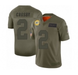 Women's Green Bay Packers #2 Mason Crosby Limited Camo 2019 Salute to Service Football Jersey