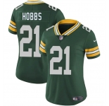 Women's Green Bay Packers #21 Nate Hobbs Green 2025 Vapor Untouchable Limited Stitched Jersey