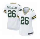 Women's Green Bay Packers #26 Darnell Savage Jr. Game White Football Jersey